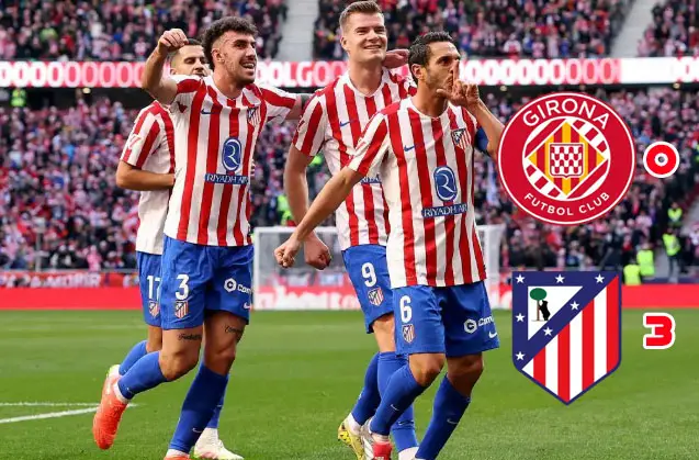Atl. Madrid tutup akhir tahun 2025 dengan kemenangan telak atas Girona