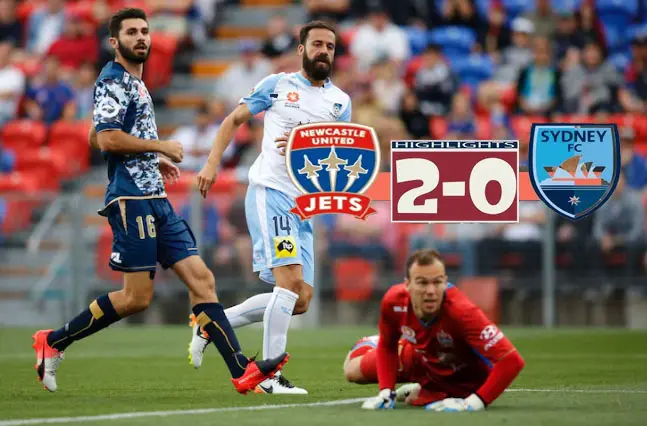 Newcastle Jets Bungkam Sydney FC dengan skor 2-0