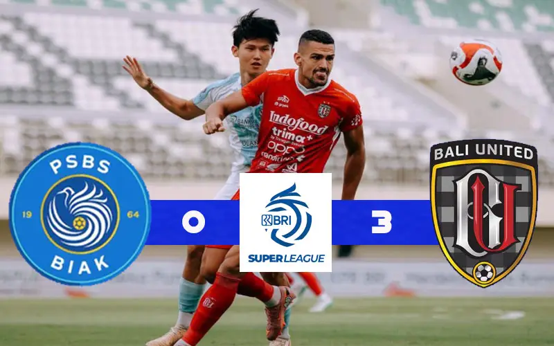 Bali United hancurkan PSBS Biak