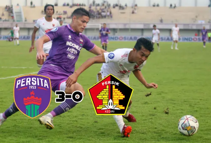 Persita Tangerang Hancurkan Persik Kediri 3-0 tanpa balas